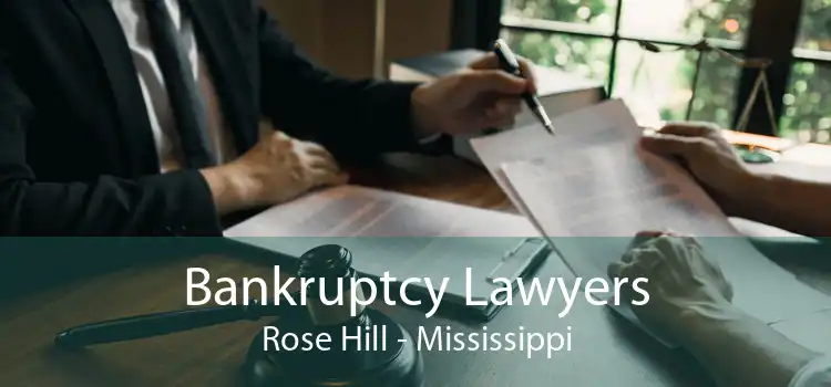 Bankruptcy Lawyers Rose Hill - Mississippi