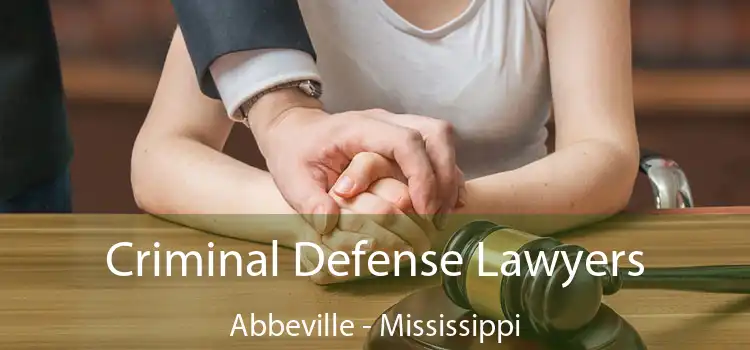 Criminal Defense Lawyers Abbeville - Mississippi