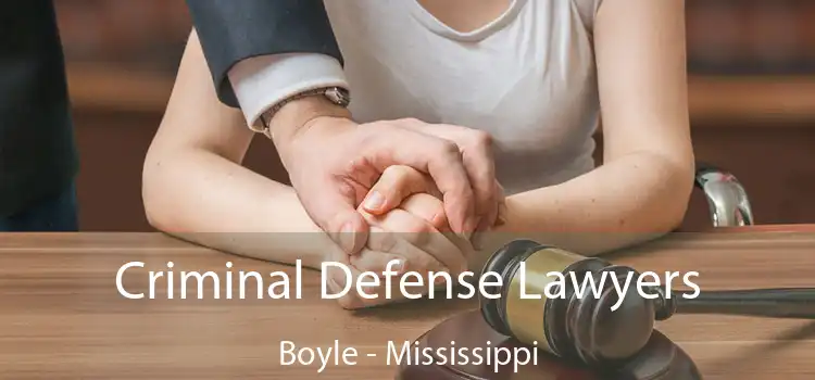 Criminal Defense Lawyers Boyle - Mississippi