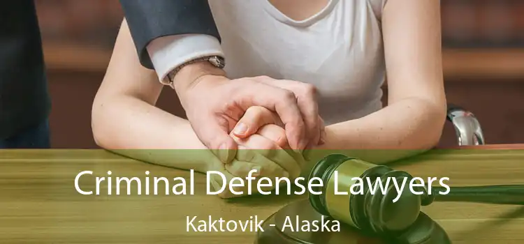 Criminal Defense Lawyers Kaktovik - Alaska