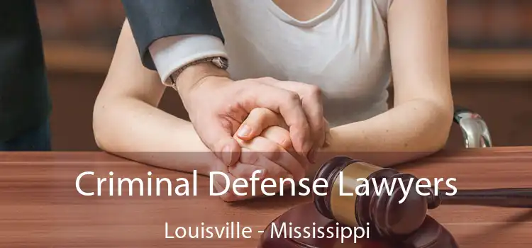 Criminal Defense Lawyers Louisville - Mississippi