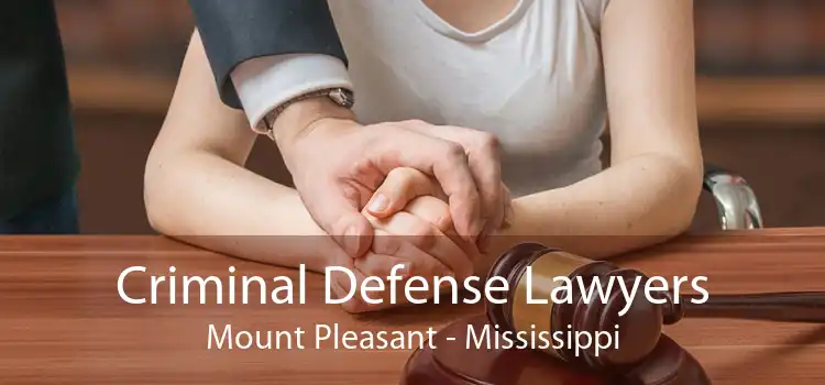 Criminal Defense Lawyers Mount Pleasant - Mississippi