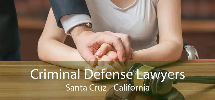 Criminal Defense Lawyers Santa Cruz - California